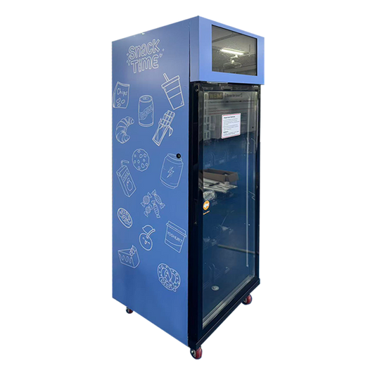 Farm-Fresh Dairy Smart Vending Fridge with Card Reader