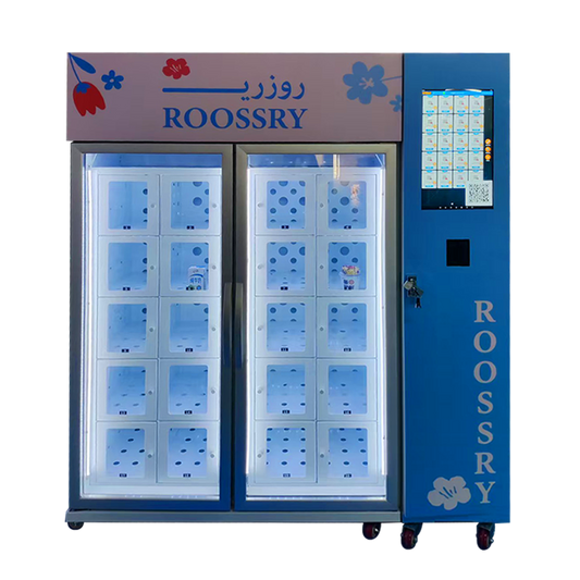 Fruit & Vegetable Vending Machine with Customizable Locker for 24/7 Farm Shop