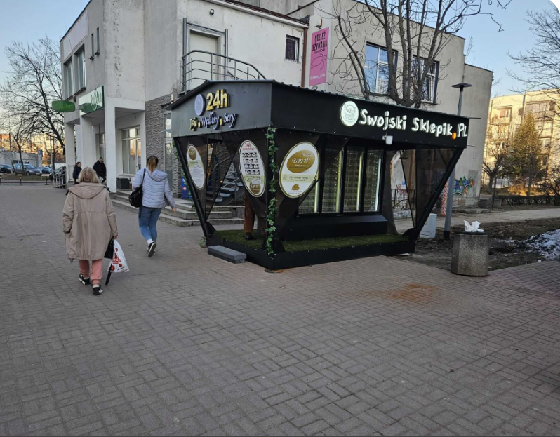 case study: an outdoor egg vending machine in poland