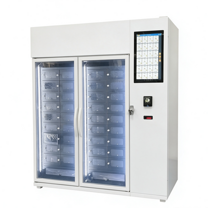 36 locker machines left side