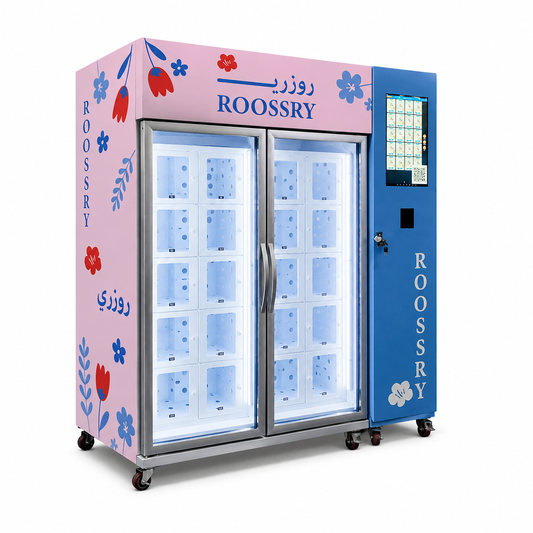 Fruit & Vegetable Vending Machine with Customizable Locker for 24/7 Farm Shop