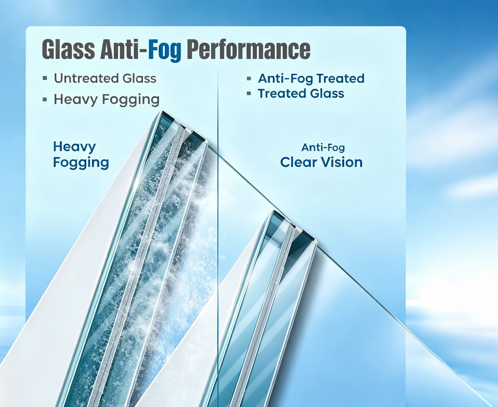 double layer glass door