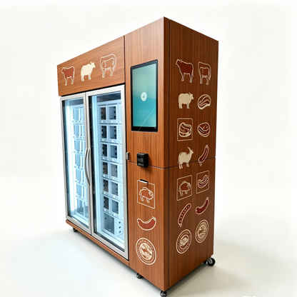 frozen meat vending machine with smart control system-2