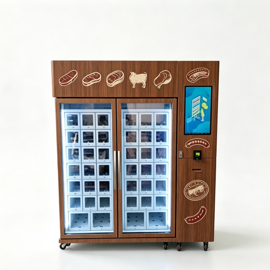 frozen meat vending machine with smart control system