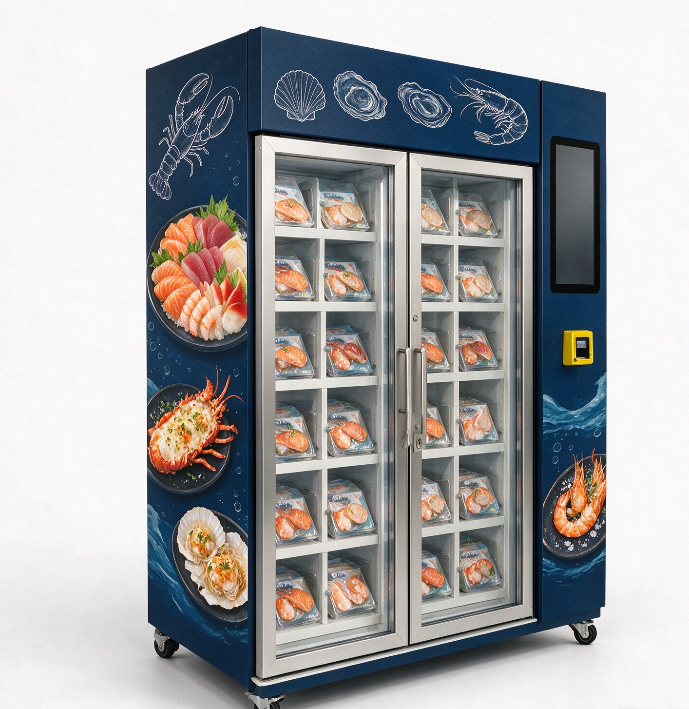 seafood vending locker 35-L