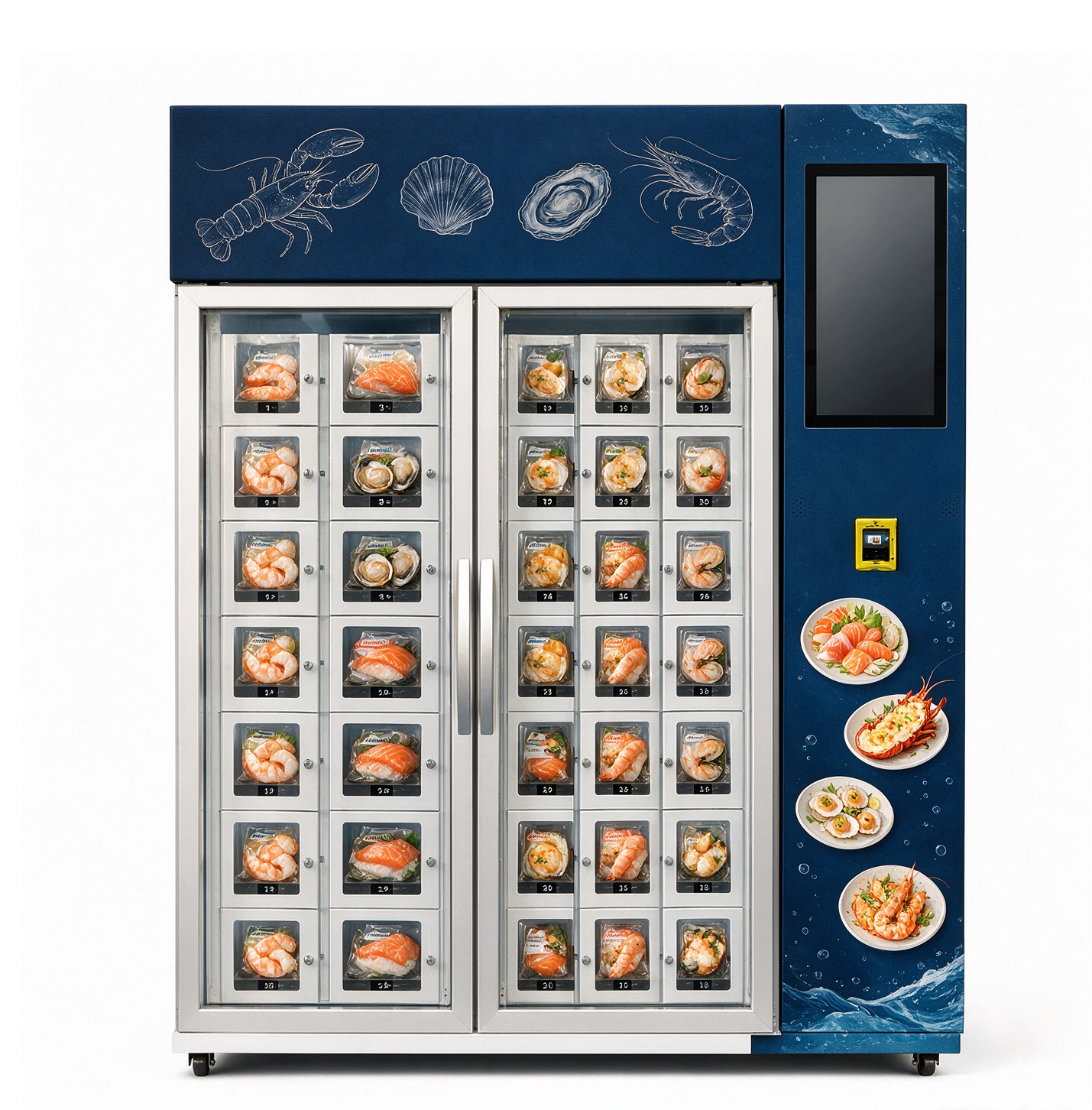 seafood vending locker 35