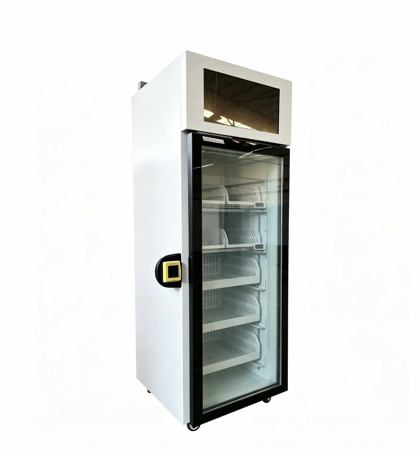 single door smart fridge cooling right side