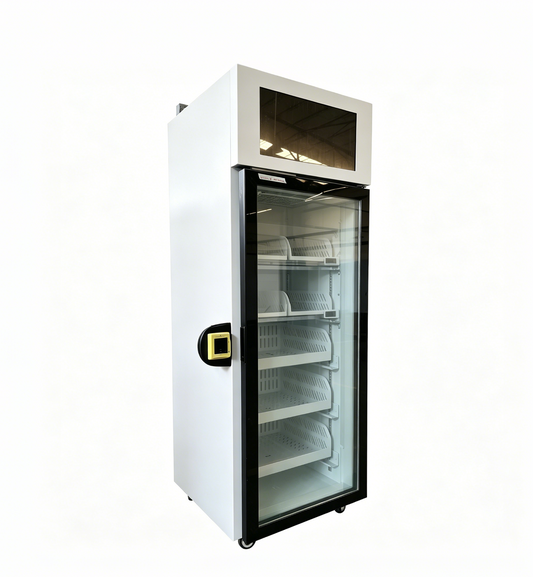 single door smart fridge cooling right side